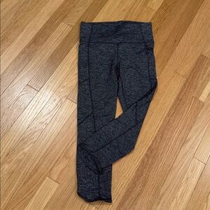 Athleta Black and White Striped Leggings